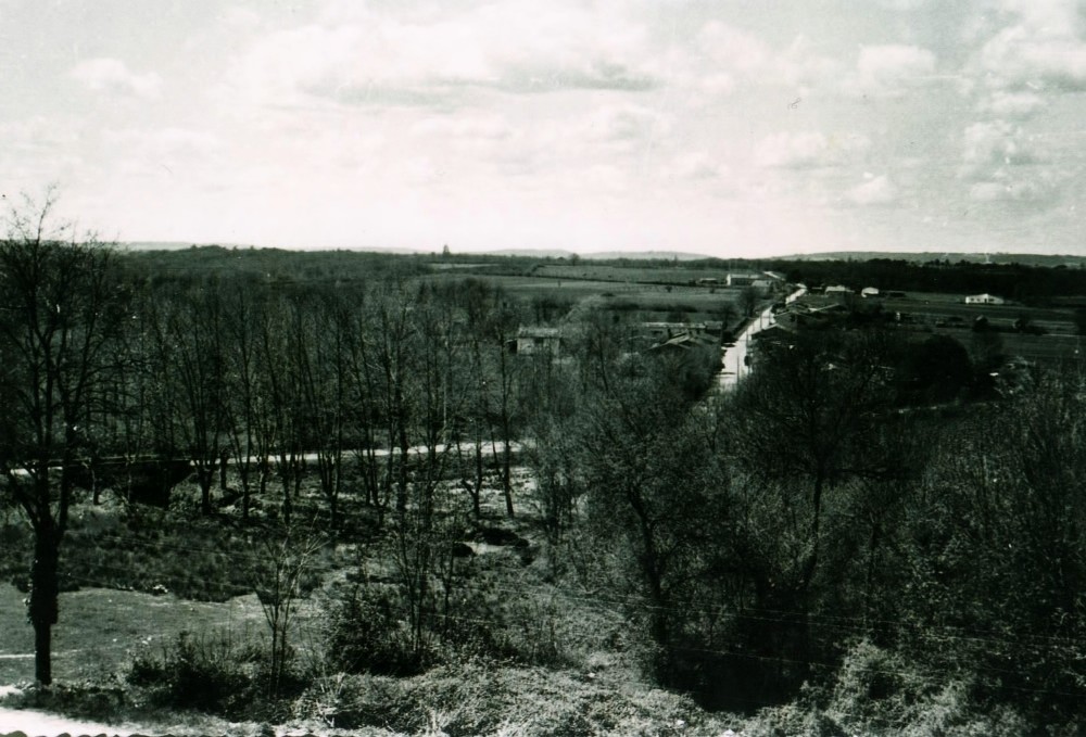 Photo prise depuis l'église